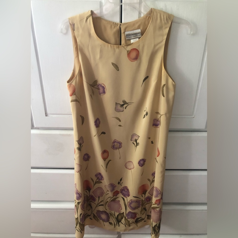 Coldwater Creek silk shift dress size 6